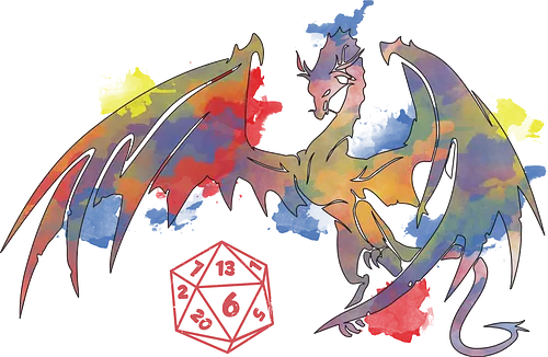 Dragon plays with D20 Dragon plays with D20