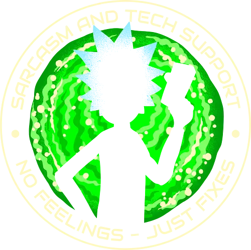 Sarcasm And Tech Support Scientist - unny, computer, developer, funny sayings, funnytee, geek, humor, nerd, programmer, sarcasm, sci fi, science, tech, tech support, tv series