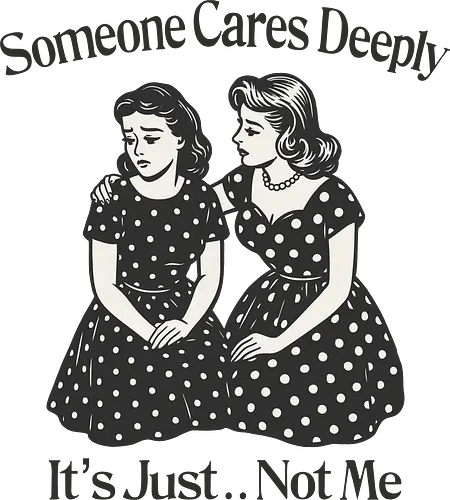 Someone Cares Deeply - someone, cares deeply, it’s just not me, mental health matters, mental health, self care, sarcastic, relatable