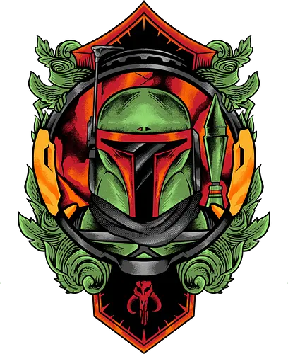 bounty hunter  - hunter, cool, helmet, demon, bounty, robot, cyborg, vintage, classic, sword, 80s, 90s, war