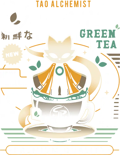 Mysterious Alchemist Green Tea - nine sols, cat, yi, Bug Knight, silksong, indie, ninja, roguelike, roguelite, shuanshuan, shanhai 9000, video game, gaming, gamer, indie game