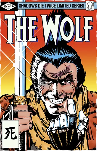 The Wolf - sekiro, comic, parody, logan