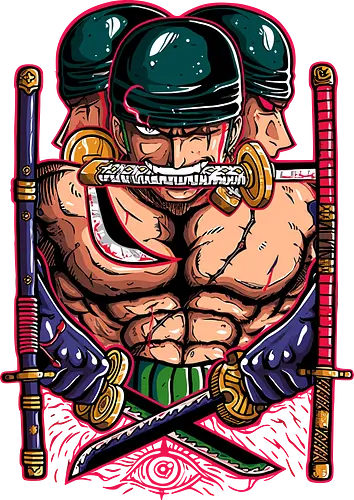 Master of the Three Blades - Master of the Three Blades, captain, monkey d ruffy, pirate, strohhut, strawhat, one, piraten, pirat, pirates, pirate, piece, schiff, boot, ship, ocean, ozean, meer, grandline, redline, north, east, south, west, blue, schatz, gold, ich werde der könig der piraten, nakama, abenteuer, crew, i will be the pirate king