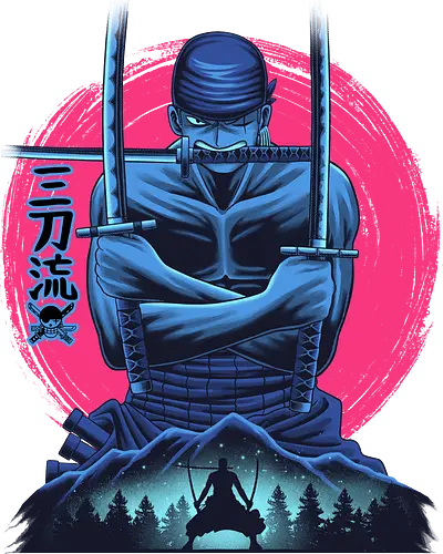 Three Swords Pirate - Zoro, Pirate