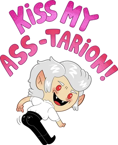 Kiss my ASS-tarion!  - astarion, baldur's gate, bg3, cute, kawaii, niedlich, lustig, cartoon