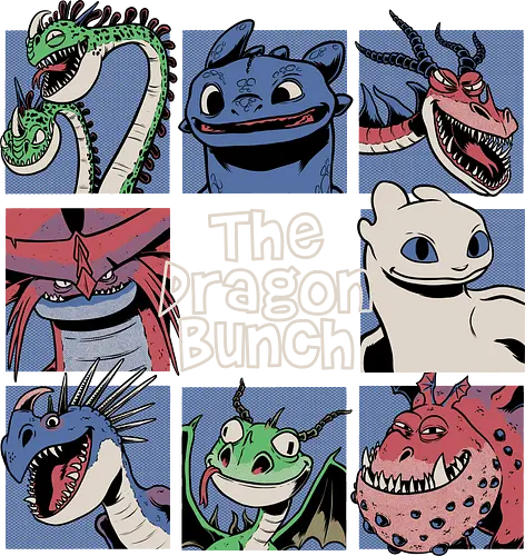 The Dragon Bunch - Dragon, Viking, Vikings, Adventure, Fantasy, Mythical, Mythology, Mythological Creatures, Cute, Fun, Funny, Poster, Movie, Animation, Tv Show