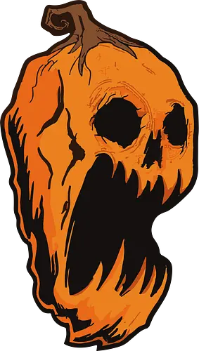 Pumpkin eerie - halloween, pumpkin, eerie, spooky, ghostly, decayed, orange, gray background, horror, creepy Pumpkin eerie - halloween, pumpkin, eerie, spooky, ghostly, decayed, orange, gray background, horror, creepy