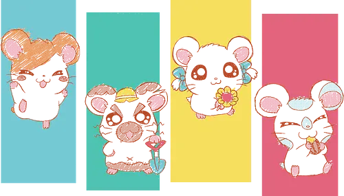 Color hams - hamtaro