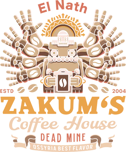 Zakum Coffee Emblem - maplestory, pink bean, maplestory 2, maple story, slime, yeti, orange mushroom, kawaii, coffee, chibi, nostalgia, video game, gaming, gamer, zakum helm