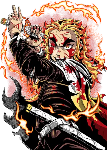 Hashira Fire - Slayer, Kimetsu no Yaiba, Anime