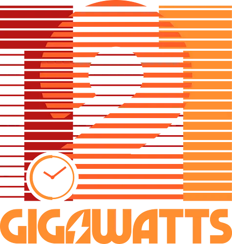 1.21 Gigawatts Minimal Design - 80s movies, 80s, 90s, future, geek, geometric, minimalist, nostalgia, popculture, retro, sci fi, science fiction, time machine, time travel, vintage