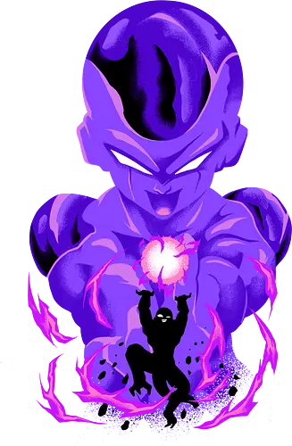 prince of evil  - anime, manga, songoku, Dragon, saiyan, songoku, kakaroto, supersaiyan, frieza, villain, perfect, alien, superpower, silhouette, art