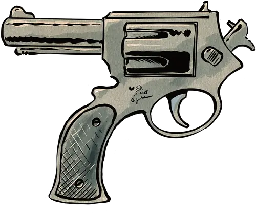 Every gun points at the shooter, too