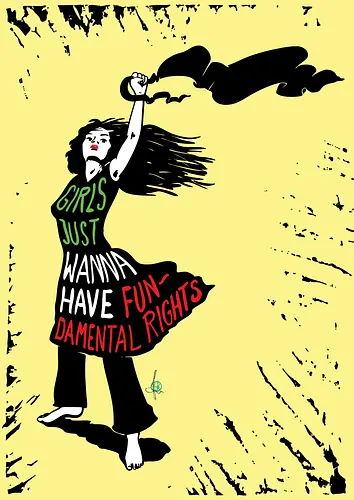 Girls just wanna have fundamental rights - gelb