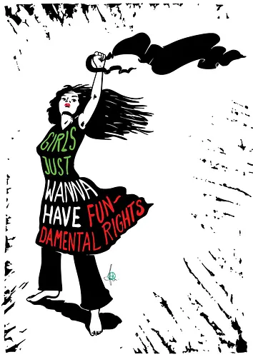 Girls just wanna have fundamental rights - white