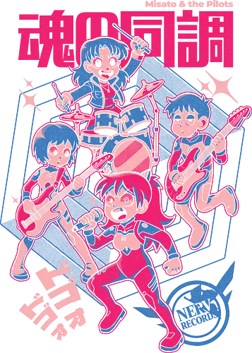 M & the Pilots - anime, manga, animation, eva, evangelion, music, rock