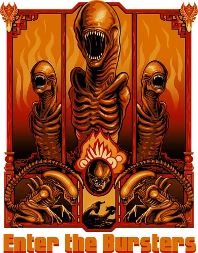 Enter the Bursters - nostalgia, science fiction, horror, space