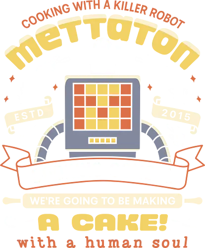 Mettaton Cooking School Crest - deltarune, muffet, sans, napstablook, indie game, video game, gaming, rpg, flowey, mettaton, gamer, papyrus, toriel, asgore, Tale