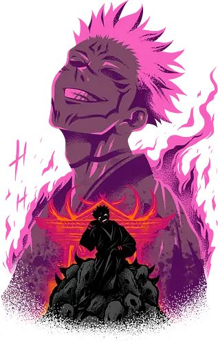 curse of evil  - anime, revenge, jujutsu, sukuna, cool, cursed, king