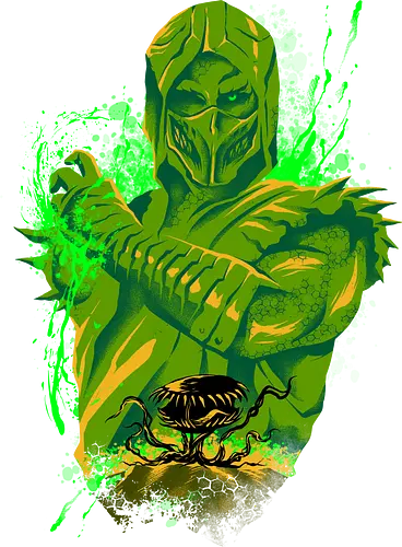 poison master  - mortalkombat, ice, freeze, subzero, scorpion, reptile, fighter, 80s, game, versus, arcade