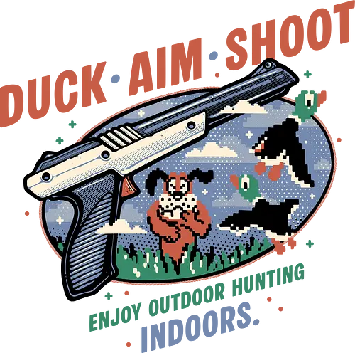 Duck Aim Shoot  - Gaming, video games, retro gaming, gamer, funny, humor, retro, classic