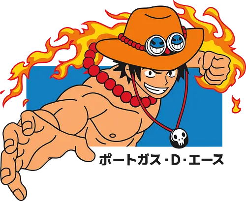 Portgas D. Ace Fire Fist Pirate Anime Art - Portgas D. Ace, Fire Fist Ace, Pirate, anime, manga, Mera Mera no Mi, devil fruit, Whitebeard Pirates, Gol D. Roger, Straw Hat Pirates, anime art, fan merchandise, marineford, shonen, Japanese animation, Ace, pirate, anime character