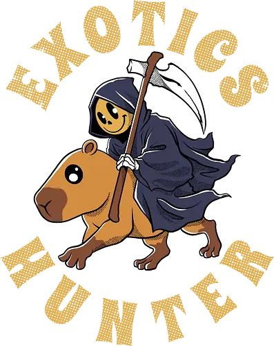 exotics hunter - grimreaper capybara, halloween capybara, spooky capybara, funny grimreaper, cute grimreaper, gothic capybara, kawaii grimreaper, creepy capybara, halloween pet, grimreaper rider, spooky rider, grimreaper art, capybara halloween, grimreaper cartoon, scary capybara, grimreaper kawaii, capybara gothic, halloween grim, grim spooky, grim cute, reaper kawaii, reaper capybara, spooky kawaii, halloween reaper, creepy kawaii, grim funny, spooky cute, grim halloween, capybara funny, gothic reaper