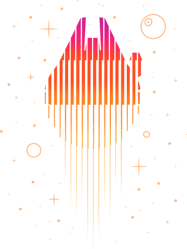 Twelve Parsecs Express - sci fi, 80s, childhood, colorful, galaxy, geek, geometric, hyperspace, minimalist, movies, nerd, retro, science fiction, space, vintage