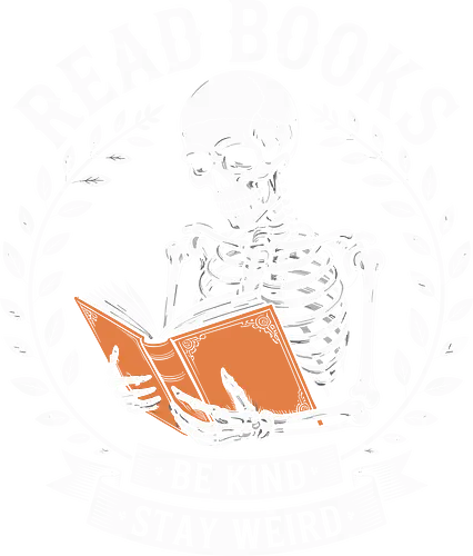 Skeleton Reading Book  - keleton reading t-shirt, book lover apparel, quirky book gifts, unique t-shirt design, skeleton book art, reading enthusiast clothing, funny book t-shirt, literary gift ideas, custom skeleton tee, weird t-shirt designs