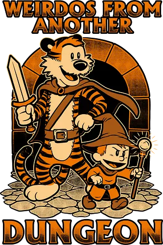 Tiger Boy Comic RPG - Comic, Comic Book, Comics, Adventure, Fantasy, Rpg, D20, Pen and Paper, Dungeon Master, Dungeon, Imagination, Warriors, Warrior, Knight, Magic, Spells, Spell, Mage, Retro Vintage, Vintage, Retro, Wizard, Epic, Weirdo, Role-play, Role-playing, Roleplay Game, Role-playing Game, Roleplay