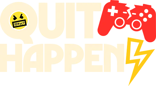 Quit Happens - gaming, console, controller, esports, funny, gamer, geek, humor, multiplayer, nerd, rage quit, salty, streamer, streaming, video game
