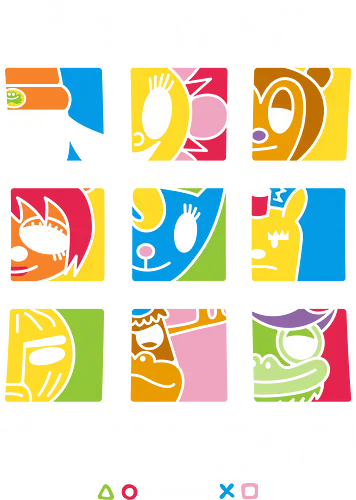Rappa Believer Squad - parappa, demonigote, team, retro, play, game, rap, dog, cute, japan