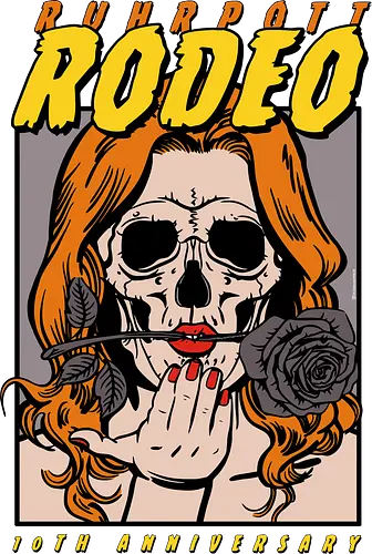 Ruhrpott Rodeo - 10th Anniversary - Punk Festival Deutschland - Ruhrpott Rodeo, Punk Rock Festival, Underground Punk Kunst, Punk Festival Poster, Internationale Punk Musik, Punk Festival Deutschland, Europäischer Punk Rock, Deutscher Hardcore Punk, Slime Band, Underground Kultur, Alternatives Festival Europa, DIY Punk, Deutsche Punk Geschichte, Ruhr Festival Deutschland, Loja MacacoRato