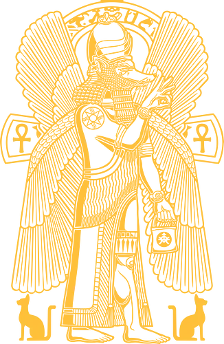 Foxnunnaki - alien god, ancient aliens, ancient civilization, ancient egypt, fox, fantastic art, babylonian, egyptian, egyptian god, egyptian symbol, enki, mesopotamia, retro, sumerian, tribal design Foxnunnaki - alien god, ancient aliens, ancient civilization, ancient egypt, fox, fantastic art, babylonian, egyptian, egyptian god, egyptian symbol, enki, mesopotamia, retro, sumerian, tribal design