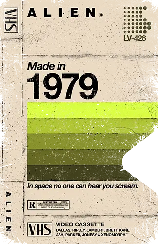 Alien Blank Tape 1979 - lv 426, alien, ripley, weyland, 1979, alien 1979, vhs tape, sci fi, science fiction, xenomorph, dallas Alien Blank Tape 1979 - lv 426, alien, ripley, weyland, 1979, alien 1979, vhs tape, sci fi, science fiction, xenomorph, dallas