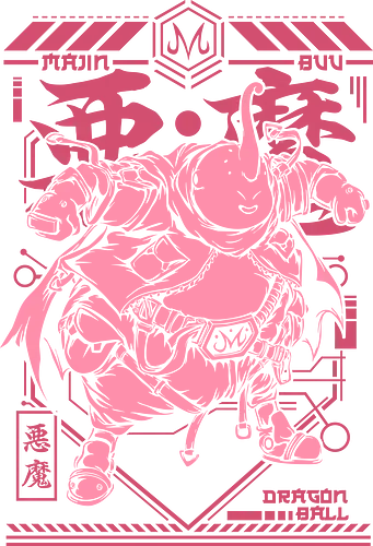 MAjin Buu - dbz, majin, buu, goku, vegeta, anime, Dragon, manga, japan, Dragon, dragon, ball, heroes, super, majin buu, japanese, son goku