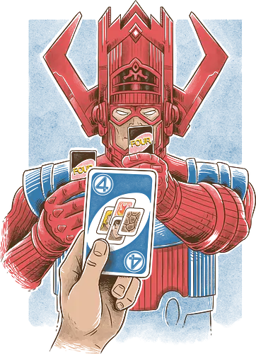 +4 - fantastic four, galactus, geek, nerd, movie, uno