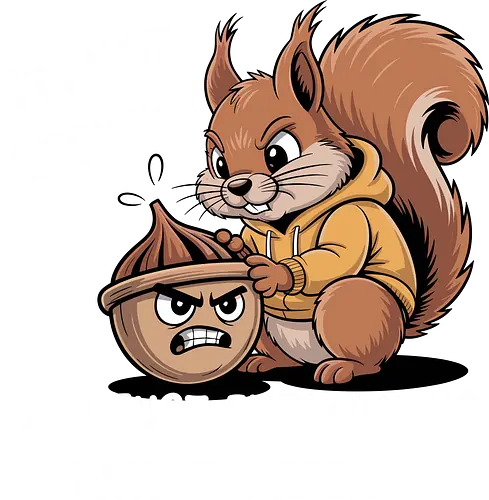 I'm Not Arguing, I'm Explaining Why I'm Right - Funny squirrel, I'm not arguing, explaining why I'm right, sarcastic, witty, humor, debate, funny saying, know-it-all, stubborn, animal art, cartoon, acorn, funny gift, playful, humorous, relatable, argument, clever, unique design