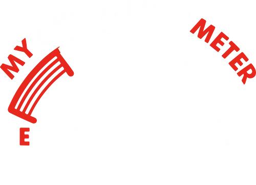 My Give a Sh*t Meter - humor, gauge, meter, needle, sentiment, typography, funny, gray, minimalist, design