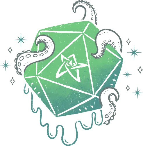 Cthulhu Dice - d20, cthulhu, lovecraft, tentacles, dice, horror, Pen and Paper, Pen and paper, rpg, sea monster, elder sign, creepy cute, dark, spooky, xmorfina