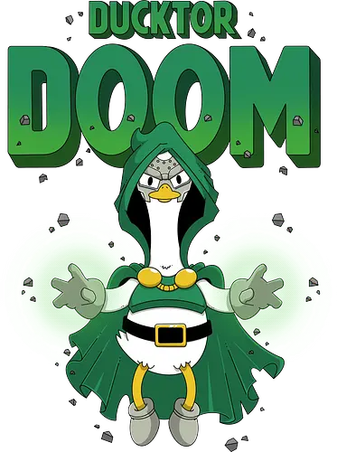 Ducktor Doom - duck, doctor doom, Comic, comics, funny, pop culture, parody