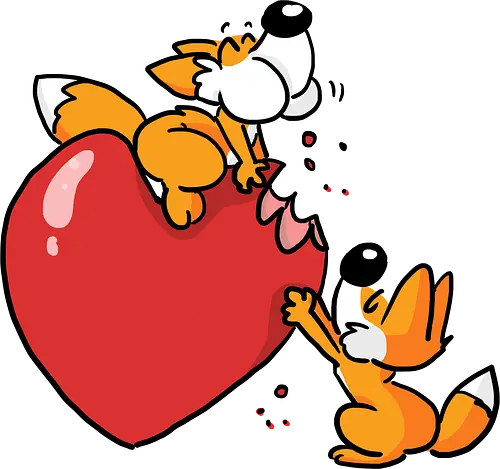 Herzfüchse - Fuchs, Comic Herzfüchse - Fuchs, Comic