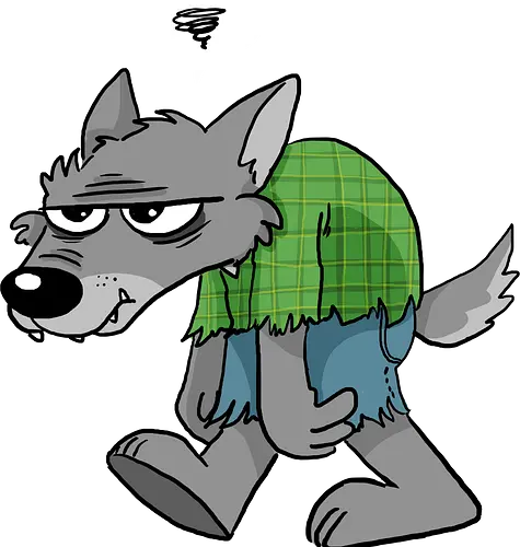 Grumpy Werwolf - Werwolf, Wolf, Grumpy, Halloween Grumpy Werwolf - Werwolf, Wolf, Grumpy, Halloween