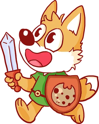 Adventure Fox - Fuchs, Gaming, abenteuer, Schwert