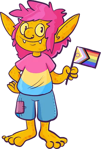 Pan Goblin - Pan, Queer, Goblin, LGBTQIA Pan Goblin - Pan, Queer, Goblin, LGBTQIA