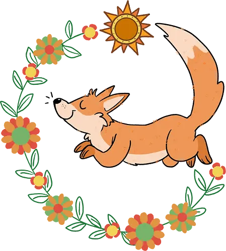 Blumenfuchs - Fuchs, Sommer, Frühling
