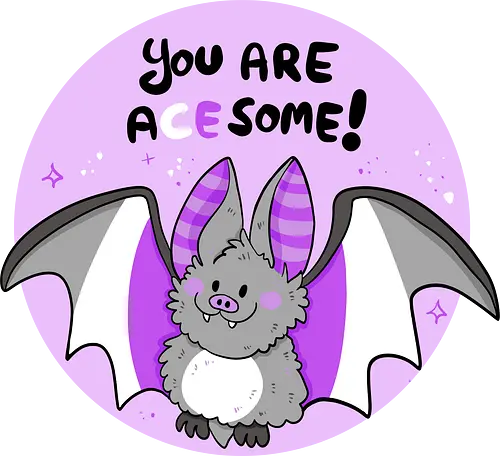 Ace Bat - Ace, Queer, Fledermaus, LGBTQIA