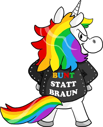 Bunt statt braun