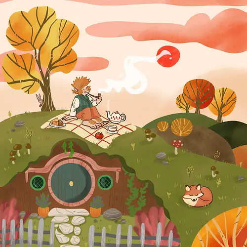 Hobbit Herbst - Hobbit, Herbst, Autumn, cozy Hobbit Herbst - Hobbit, Herbst, Autumn, cozy