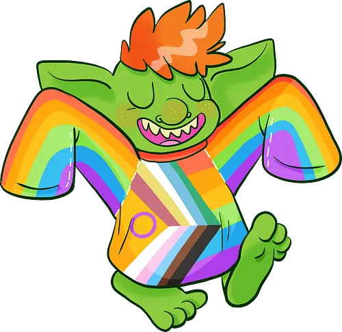 Pride Goblin - Pride, Queer, Goblin, LGBTQIA Pride Goblin - Pride, Queer, Goblin, LGBTQIA